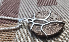 Roman Emperor Caligula Authentic Genuine Ancient Coin Silver Pendant Necklace