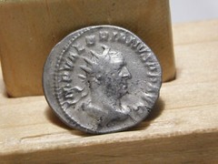 Valerian I, 253-260 AD, Roman Imperial, base silver antoninianus