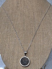 Pontius Pilate Genuine Ancient Jewish Roman Jesus Time Coin 925 Silver Necklace