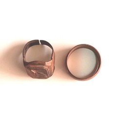 Ancient Roman copper rings. Lot 165