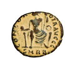 RARE Valentinian II Æ Nummus. Rome, AD 378-383 SMRB Mintmark Roman Coin