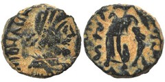 🔥*RARE*JOHANNES-423-425 AD-10mm/1.21g-CH VF-USURPER-RIC X 1913 S-NICE DETAILS!!
