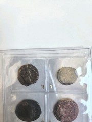 12 Bronze Coins Galienus Constantine & COA – Rise of Christianity in Rome ALBUM
