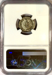 Impeccable 198-217 AD Caracalla Ancient Roman Silver Denarius Coin NGC Choice XF
