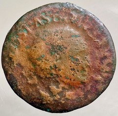 Genuine Roman Coin Emperor Vespasian Ancient 69AD-79AD Bronze As Patina