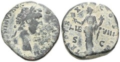 Roman Bronze Sestertius – Rome 138-161 AD – ANTONINUS PIUS