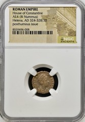 Saint Helena Mother of Constantine The Great NGC Ancient Roman Coin 324-330AD