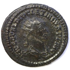 284-305 AD Roman Diocletian Jupiter/Emporer Antioch AE Antoninianus