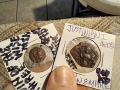 Lot of Eastern Roman Empire Coins with Three Wise Men