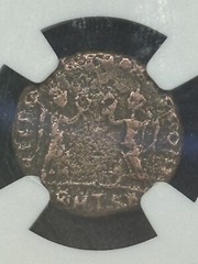 🏛️Ancient Roman Empire Coin – Constans I 337-350AD – AE4 – BiNummus – NGC