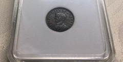317-326 AD Crispus Roman AE Follis Reverse Campgate Cyzicus