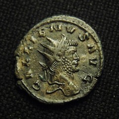 Billon Antoninianus Emperor Gallienus Rv ORIENS AVG 3.55 gr 20-2mm Rome AD 264-6