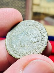 Constantine I CAESAR AE Follis Lyons AD 307, LAST ISSUE AS CAESAR, Splendid Bust