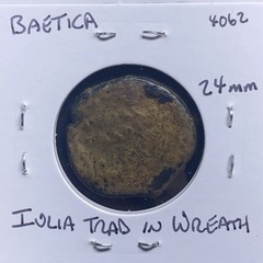 Emperor Octavian Augustus Province of Julia Traducta 14BC-10BC Roman Coin