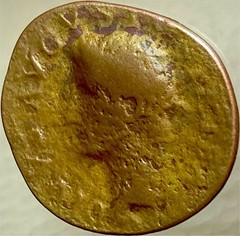 Emperor Tiberius 14-37AD Provident Altar SC Scarce Roman Coin Memory of Augustus