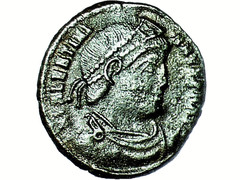 VALENTINIAN II 388AD. Nike Victory Angel (SISCIA MINT) #128