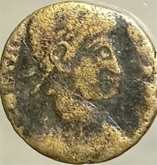 Ancient Roman Coin 342-348AD Constantius II Genuine 2 Victories Victoriae