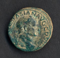 Vespasian * Ae As * FIDES PVBLICA * Lugdunum AD 69-79 * Good Condition