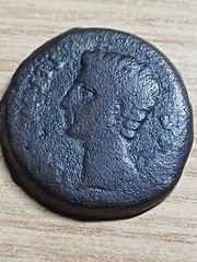 Roman Empire Augustus Ae 26 Spain Colony Patricia Mb Munthandel Auction