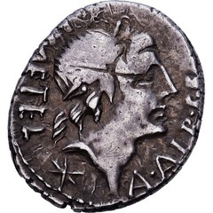 [#1545284] Roman Republic, Caecilia, Denarius, 95-92 BC, Rome, Silver, VF(30-35)