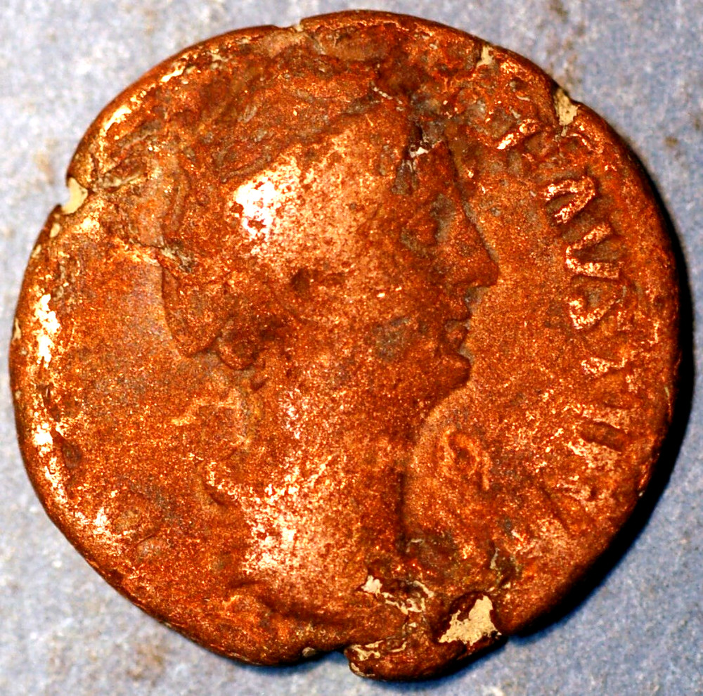 Roman Coin Faustina the Elder 100 CE November of 140 CE