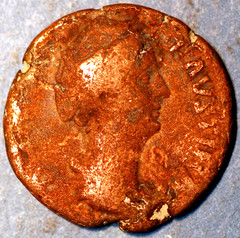 Roman Coin Faustina the Elder 100 CE November of 140 CE