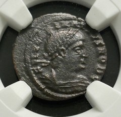 Roman Empire Delmatius BI Nummus (AD 335 -337) NGC VF VERY FINE NGC Ancients