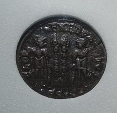 Constantine II Caesar Roman Coin MS-62 NNC Nummus Thessalonica RIC 184 Bronze