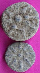 ORIGINAL Desert Patina 2 Widows Mites Herods Hoard Holy Land Artifact COA A19