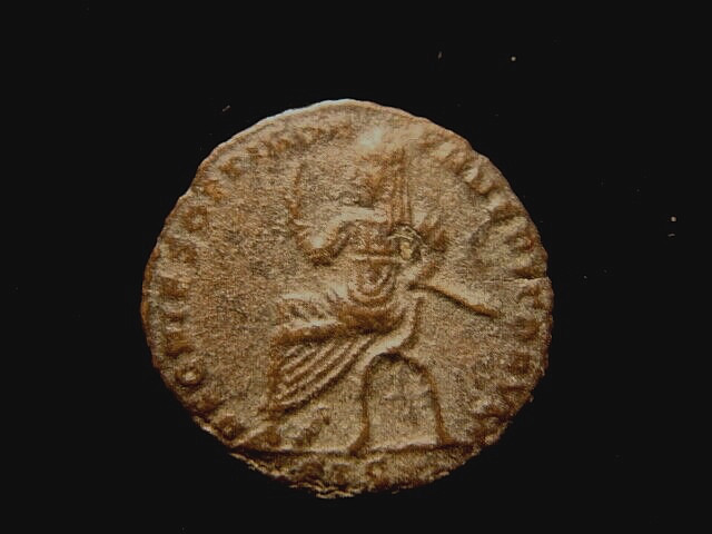 MAXIMIANUS, Posthumous AE 4 issued by Constantine 1st. Scarce. +