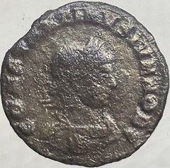 Ancient Roman Coin Emperor Constantine II Junior 316 AD Sol Claritas Republicae