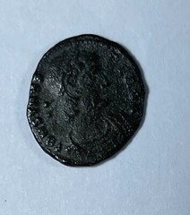 Ancient Roman coin Constans 1 (AD 337-350) (#201) Bronze Reduced Follis.