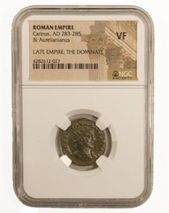 NGC VF Carinus AD283 -285 Aurelianianus / Antoninianus NGC Ancients Certified