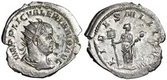 Valerian I AR Antoninianus “Fides with Standards” Viminacium Extremely Fine