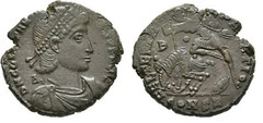 Ancient Rome Constantius II AD 337-361 CENTENIONALIS CONSTANTINOPLE HORSEMAN
