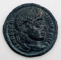 306-337 AD Constantine I the Great AE Follis Siscia Mint Vot XX Ancient Bronze