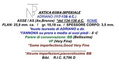Impero Romano (Imp.ADRIANO) ASSE