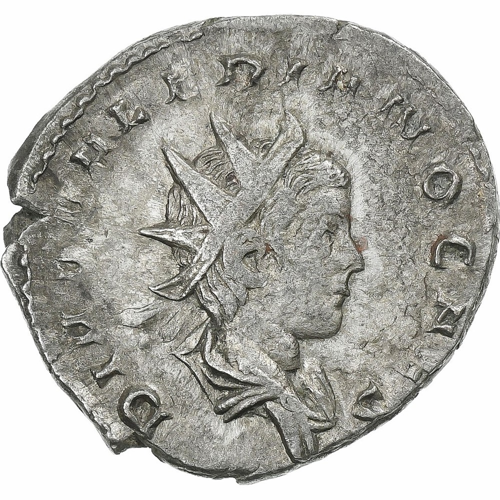[#136361] Divus Valerian II, Antoninianus, 257-258, Lugdunum, Silver, VF, RIC:9