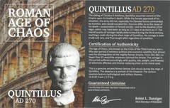 Quintillus Roman AE Antoninianus Coin (AD 270) – NGC VF Free Shipping!!!!