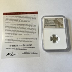 Widows Mite NGC Certified Judea AE Prutah 103-76 BC Alexander Jannaeus