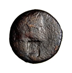 JUDAEA, Judaea Capta. Titus. AD 79-81. Æ (26mm, 11.78 g, 11h). Caesarea Maritima