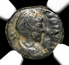 Galla Placidia, AD 421-450, Rare Empress, NGC Fine