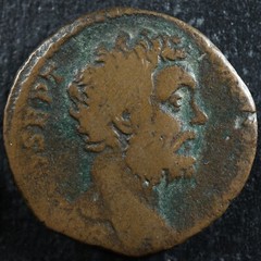 Clodius Albinus Sestertius 194-195 Rome RIC 52A Felicitas Sesterce
