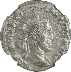 NGC F FINE Antoninianus of Trajan Decius AD249-251 NGC Ancients Double Denarius