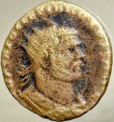 Ancient Roman Coin 284-305AD Emperor Diocletian Genuine Very Nice Details Wreath