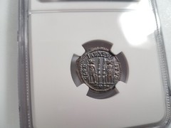 Constantine I Roman Empire BI Nummus AE3/4 NGC AU Ancient Epfig Hoard The Great