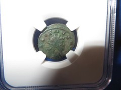 Gallienus AD 253-268 Double Denarius NGC Choice XF rv Uberirus Ancient Roman 4/5