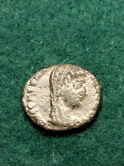 Divus Constantine I, death commemorative. Veiled head, 306-337 AD, 15mm, 1.1 gr