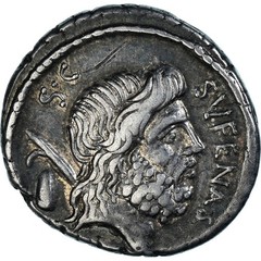 [#1066808] Nonia, Denarius, 59 BC, Rome, Silver, EF(40-45), Crawford:421/1