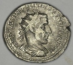 Philip The Arab Antoninianus 244AD – PAX FVNDATA CVM PERSIS “Peace With Persia”